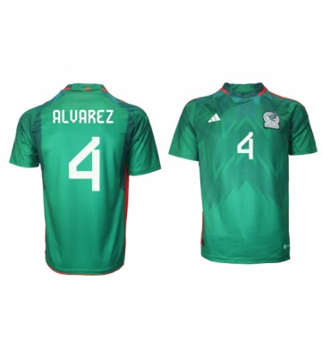 Meksyk Edson Alvarez #4 Koszulka Podstawowych MŚ 2022 Krótki Rękaw